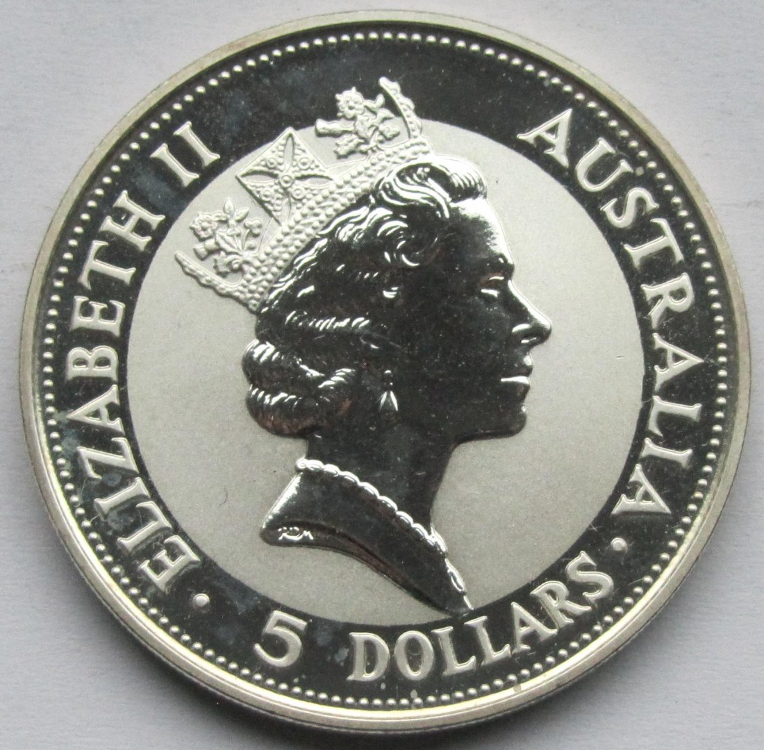  Australien: Silberunze Kookaburra 1991   