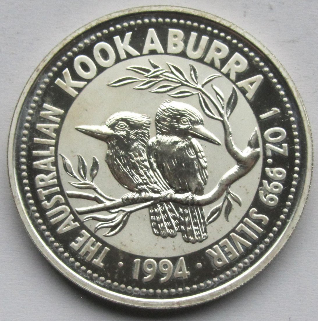  Australien: Silberunze Kookaburra 1994   
