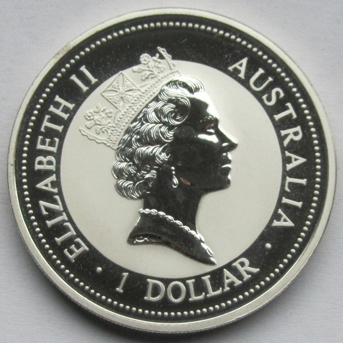  Australien: Silberunze Kookaburra 1995   