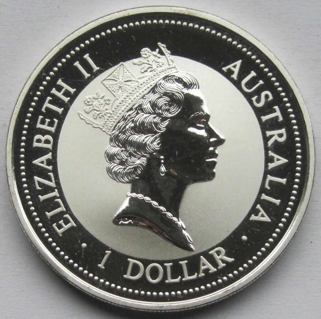  Australien: Silberunze Kookaburra 1996   