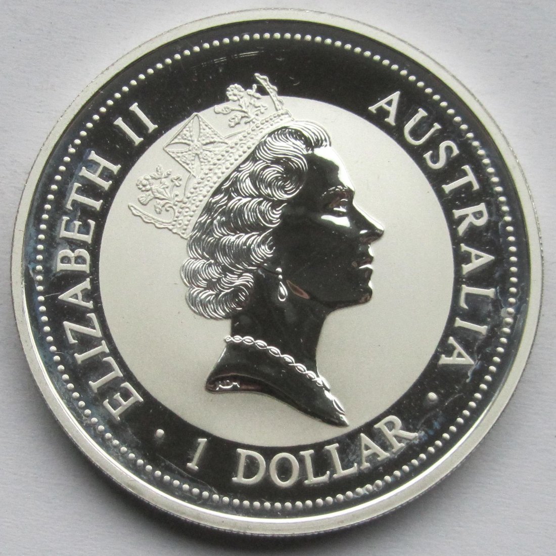  Australien: Silberunze Kookaburra 1997   
