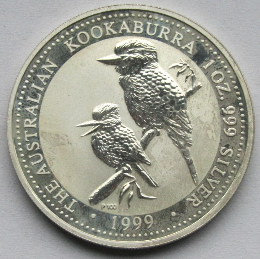  Australien: Silberunze Kookaburra 1999   