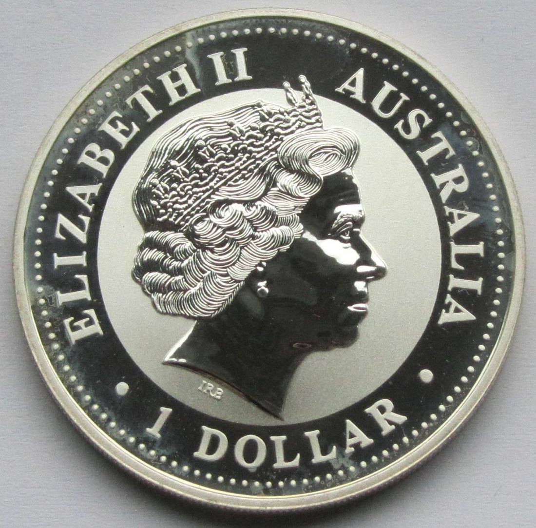  Australien: Silberunze Kookaburra 2000   