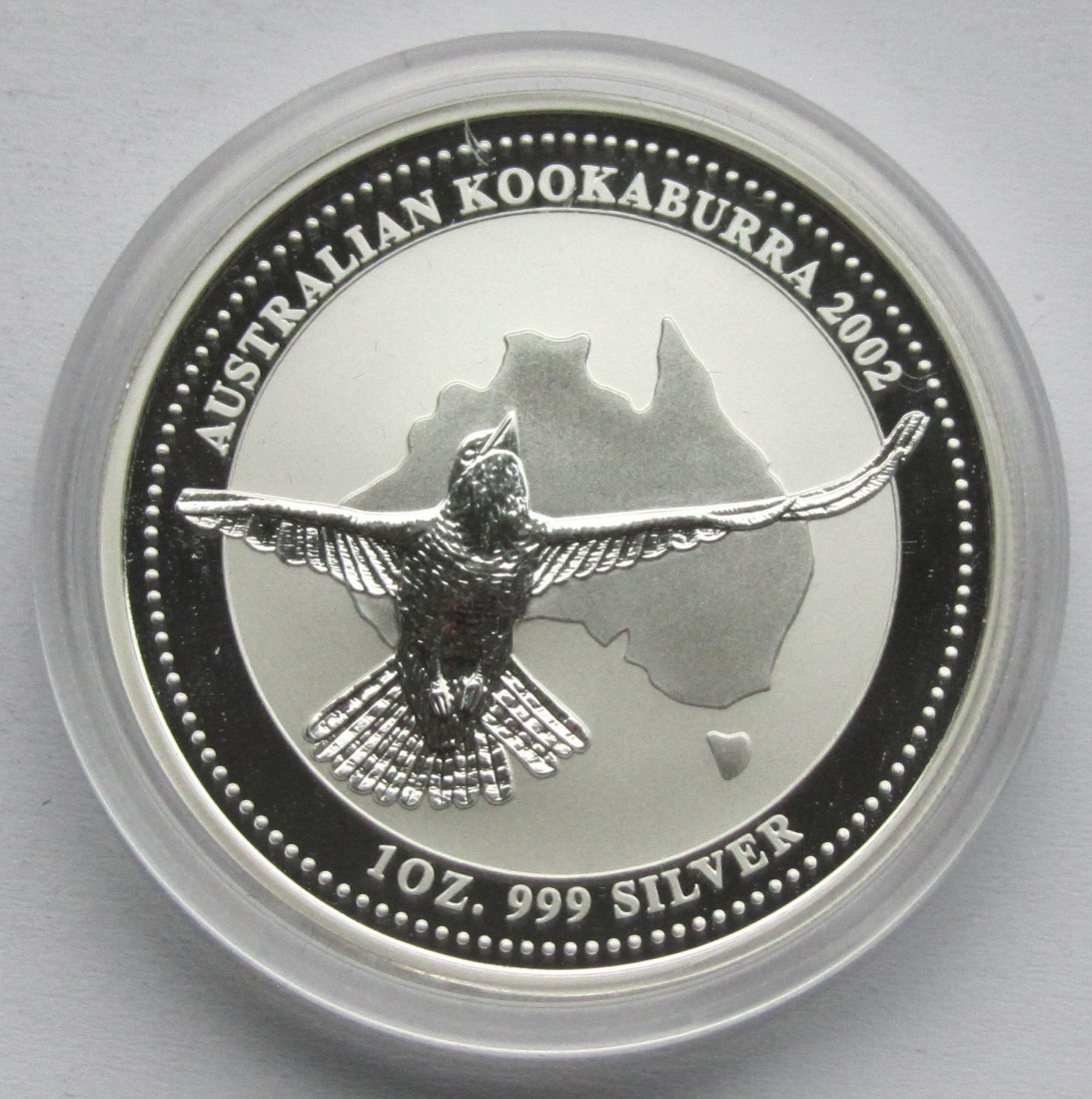  Australien: Silberunze Kookaburra 2002   