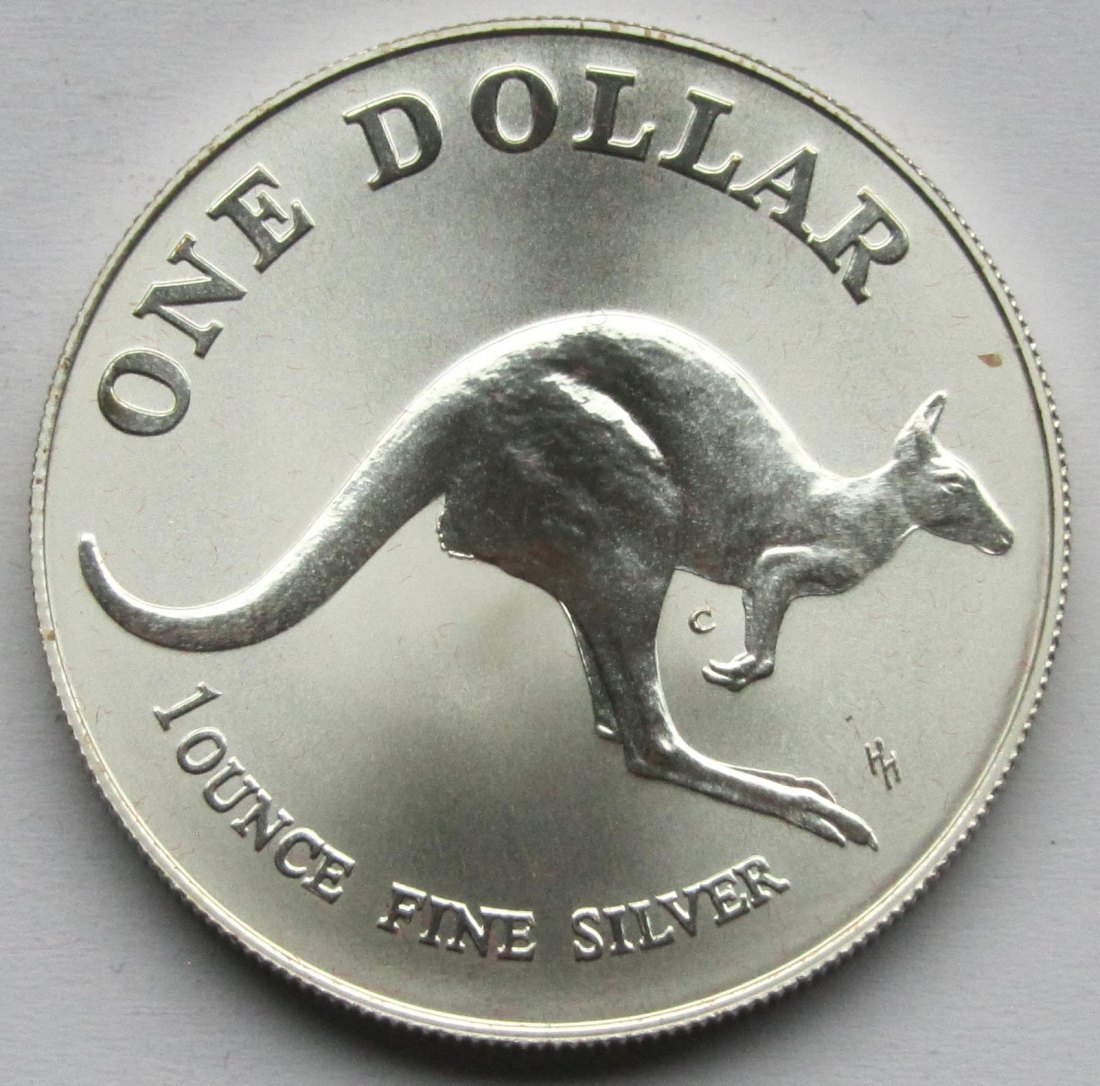  Australien: Silberunze Känguru 1993   