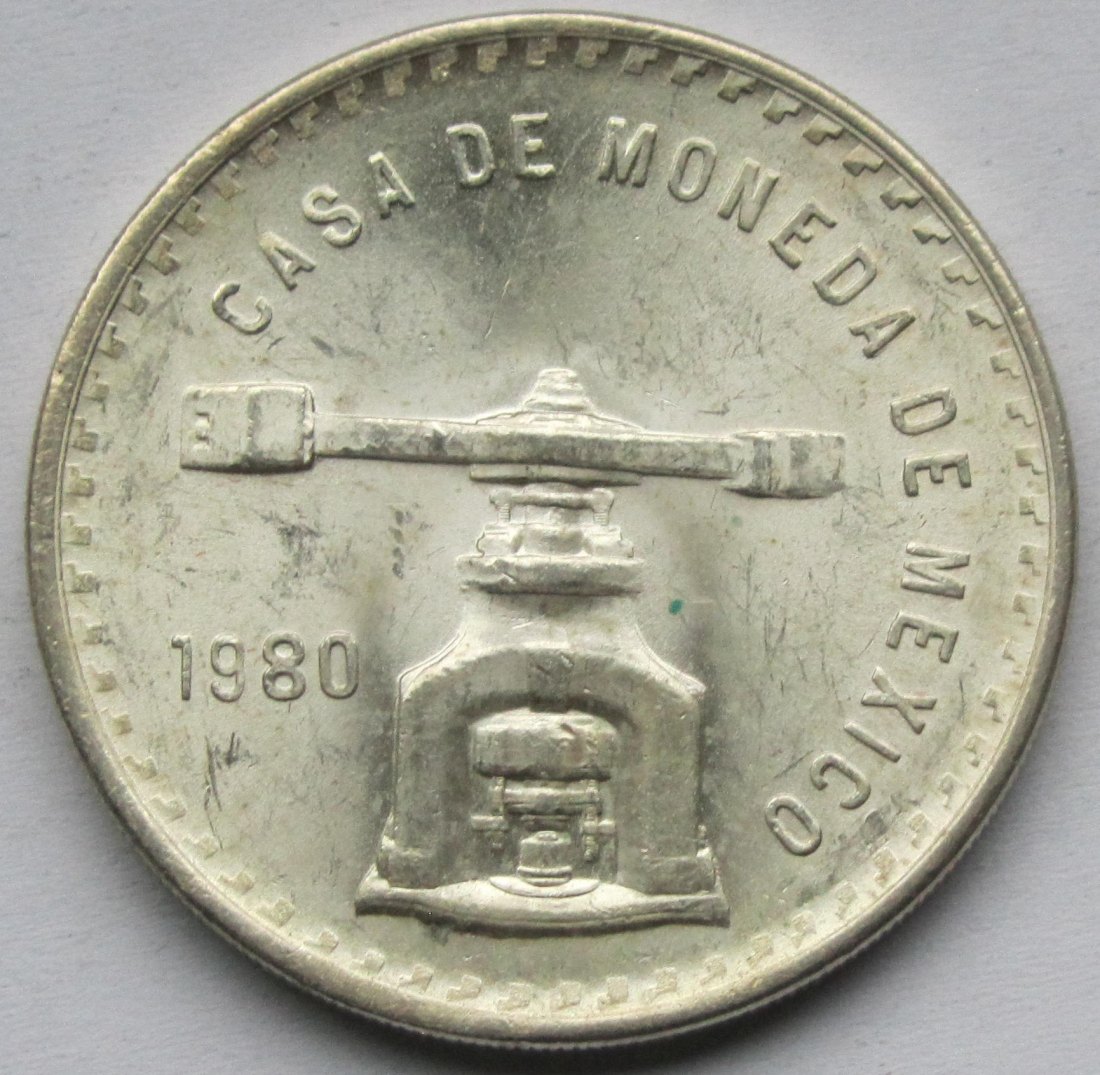  Mexiko: Silberunze 1980   
