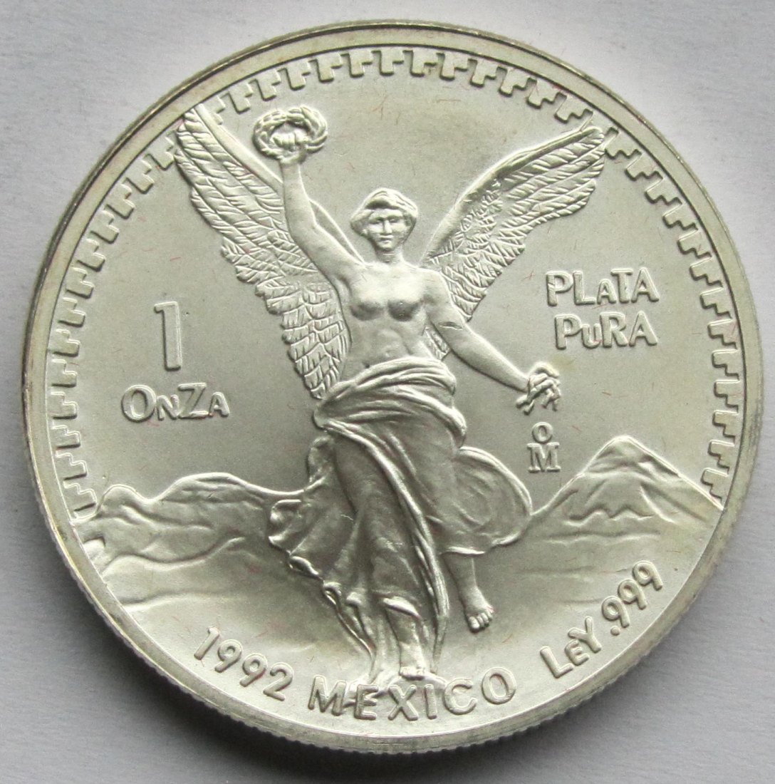 Mexiko: Silberunze Libertad 1992   