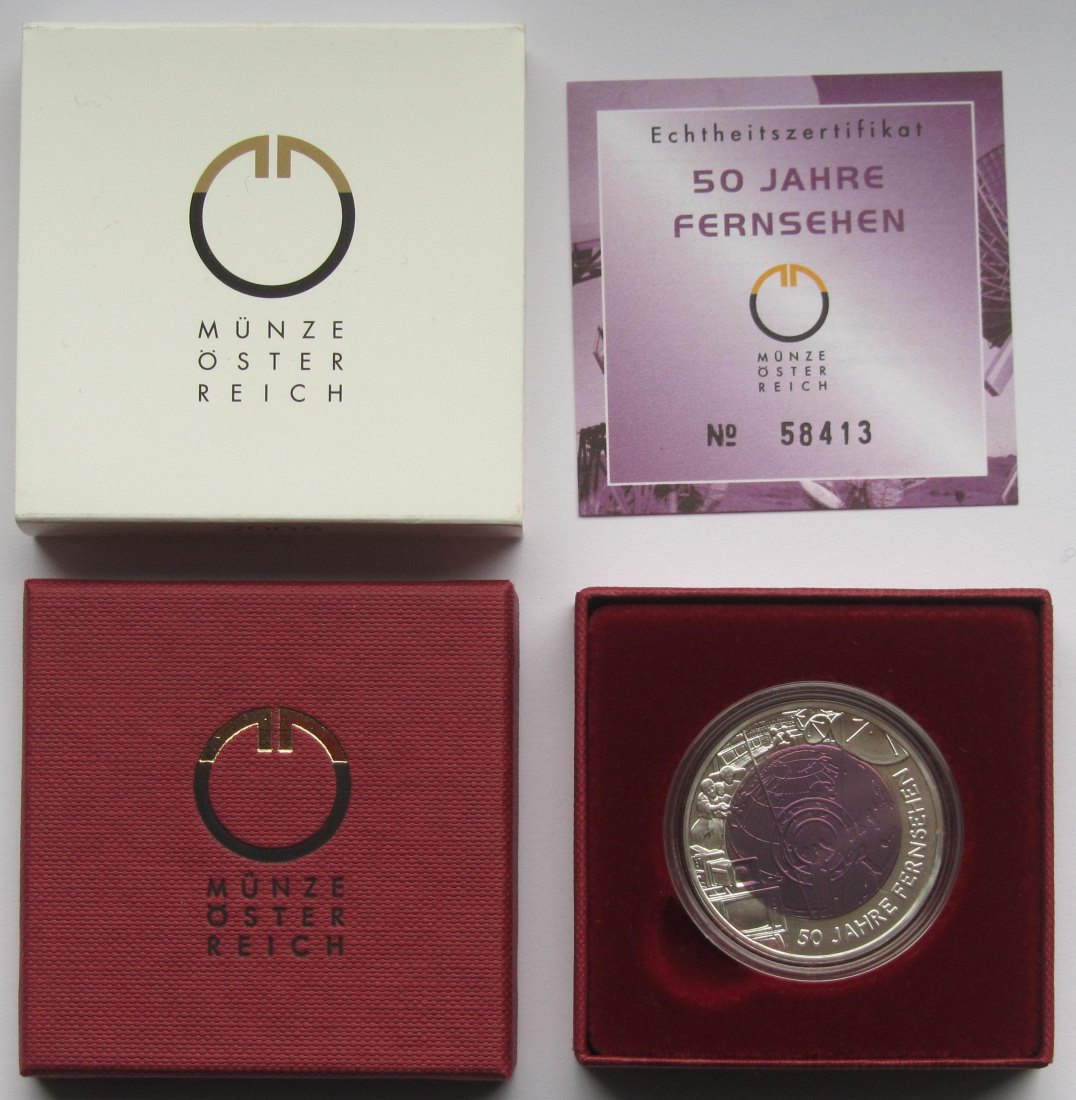  Österreich: 25 Euro Niob Fernsehen 2005   