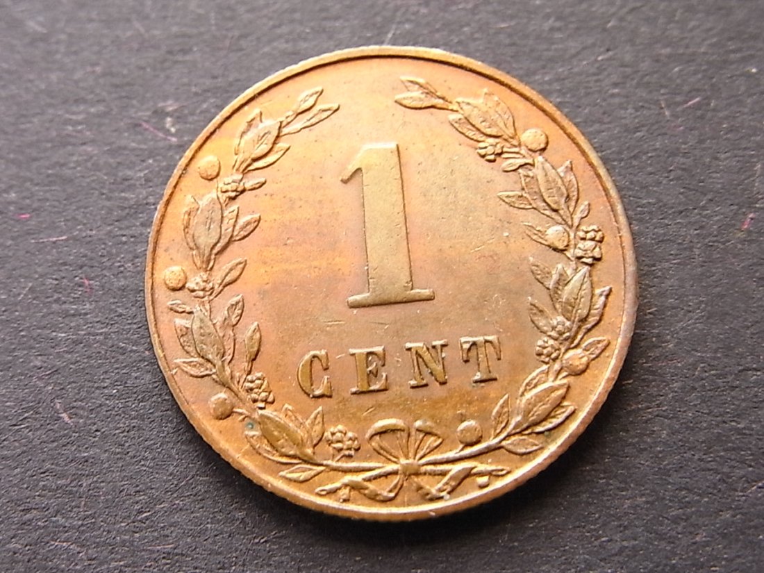  Niederland 1 Cent 1883 vzgl KM107   