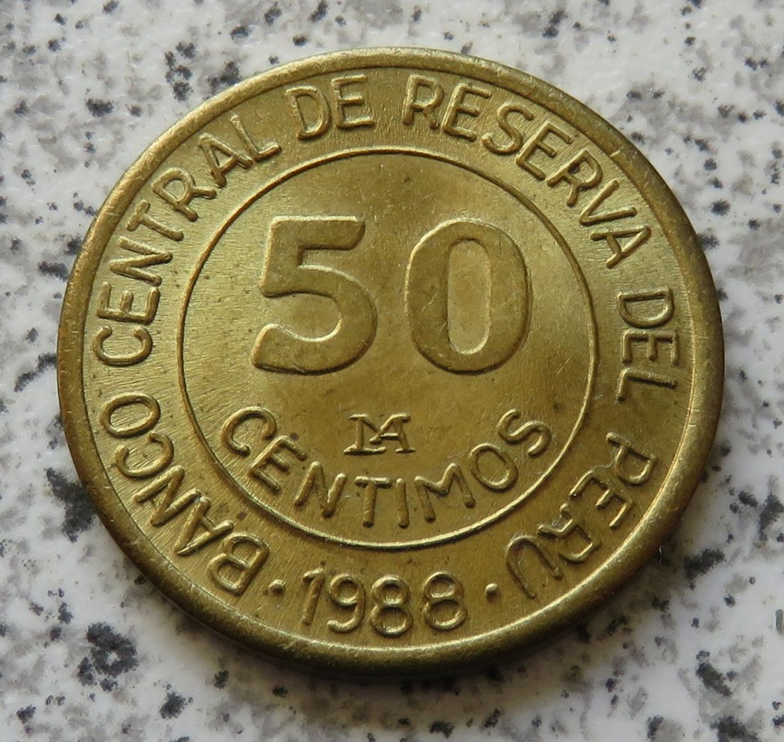  Peru 50 Centimos 1988   