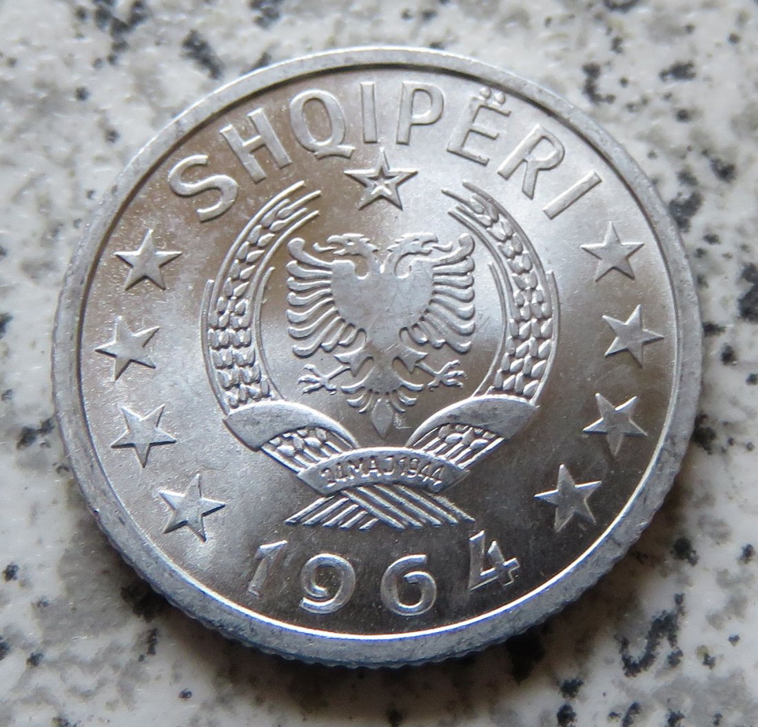  Albanien 5 Qindarka 1964   