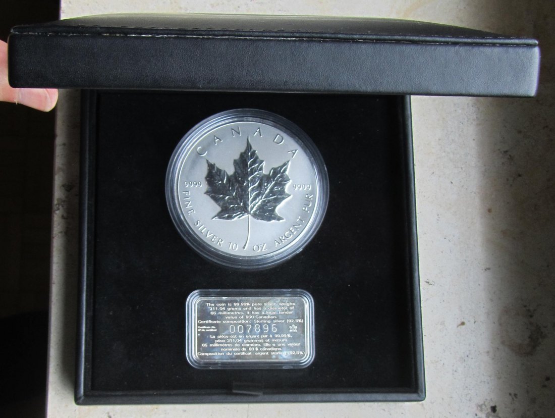  Kanada: 10 Unzen Maple Leaf 1998   