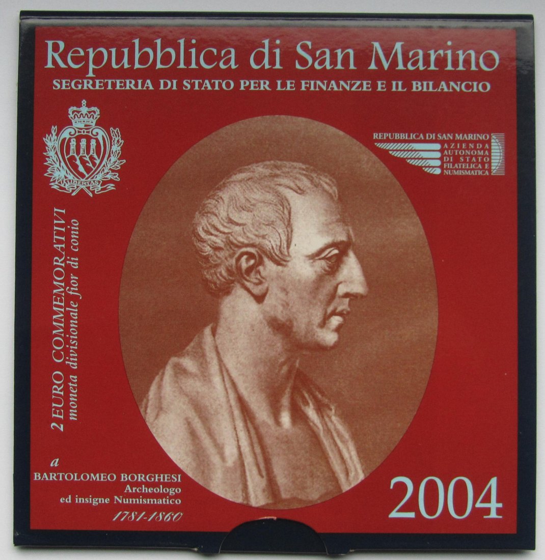  San Marino: 2 Euro Borghesi 2004   