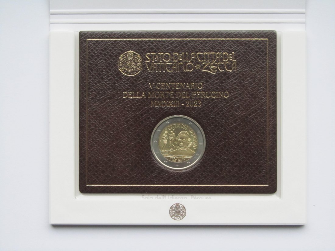  Vatikan: 2 Euro Perugino 2023   