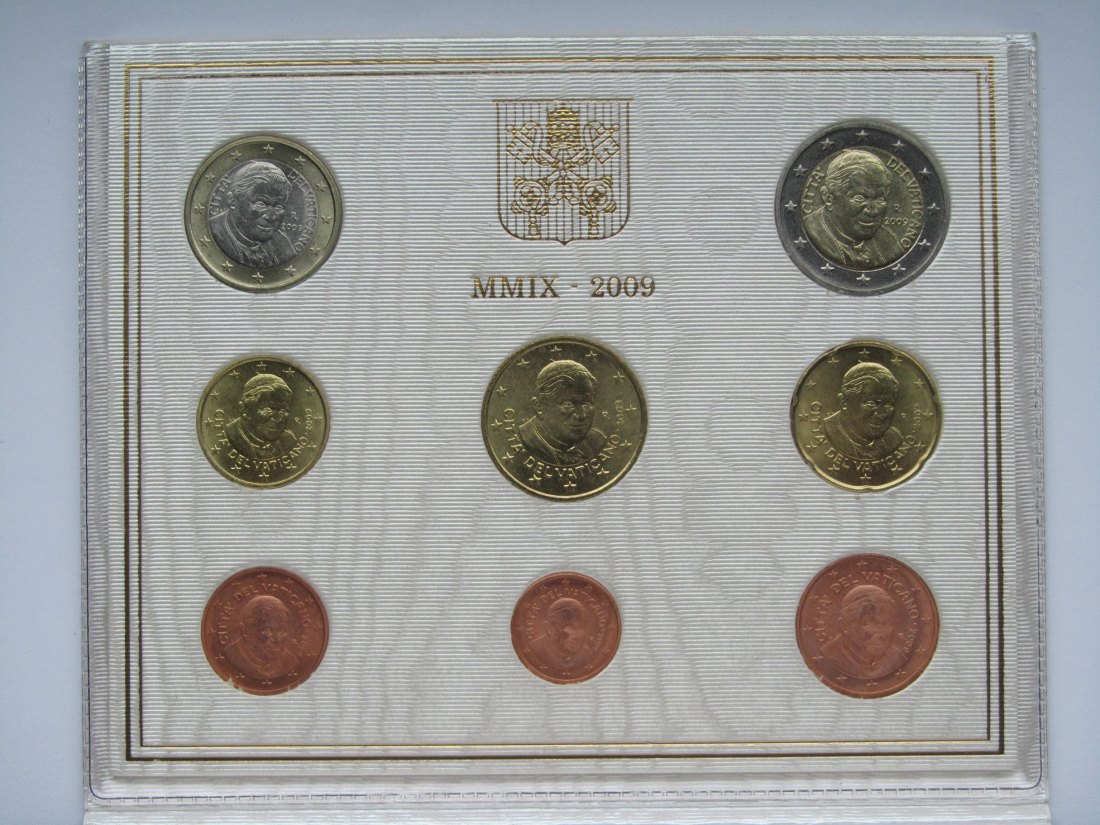  Vatikan: Kursmünzensatz 2009   