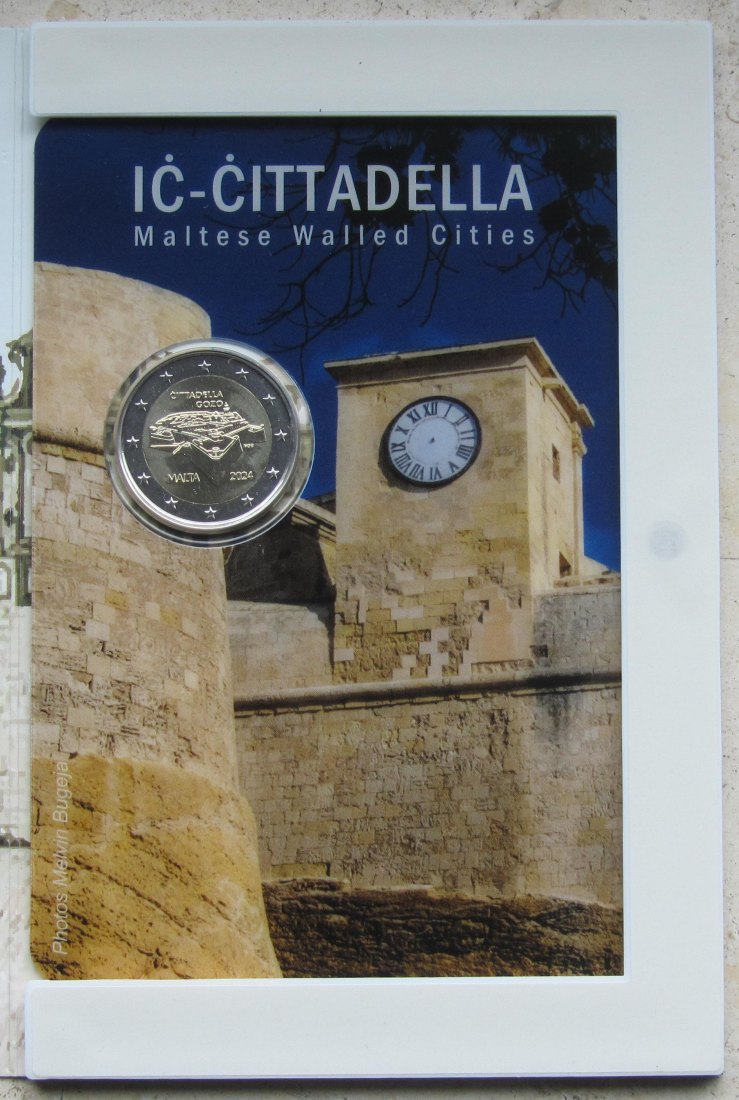  Malta: 2 Euro Zitadelle 2024   