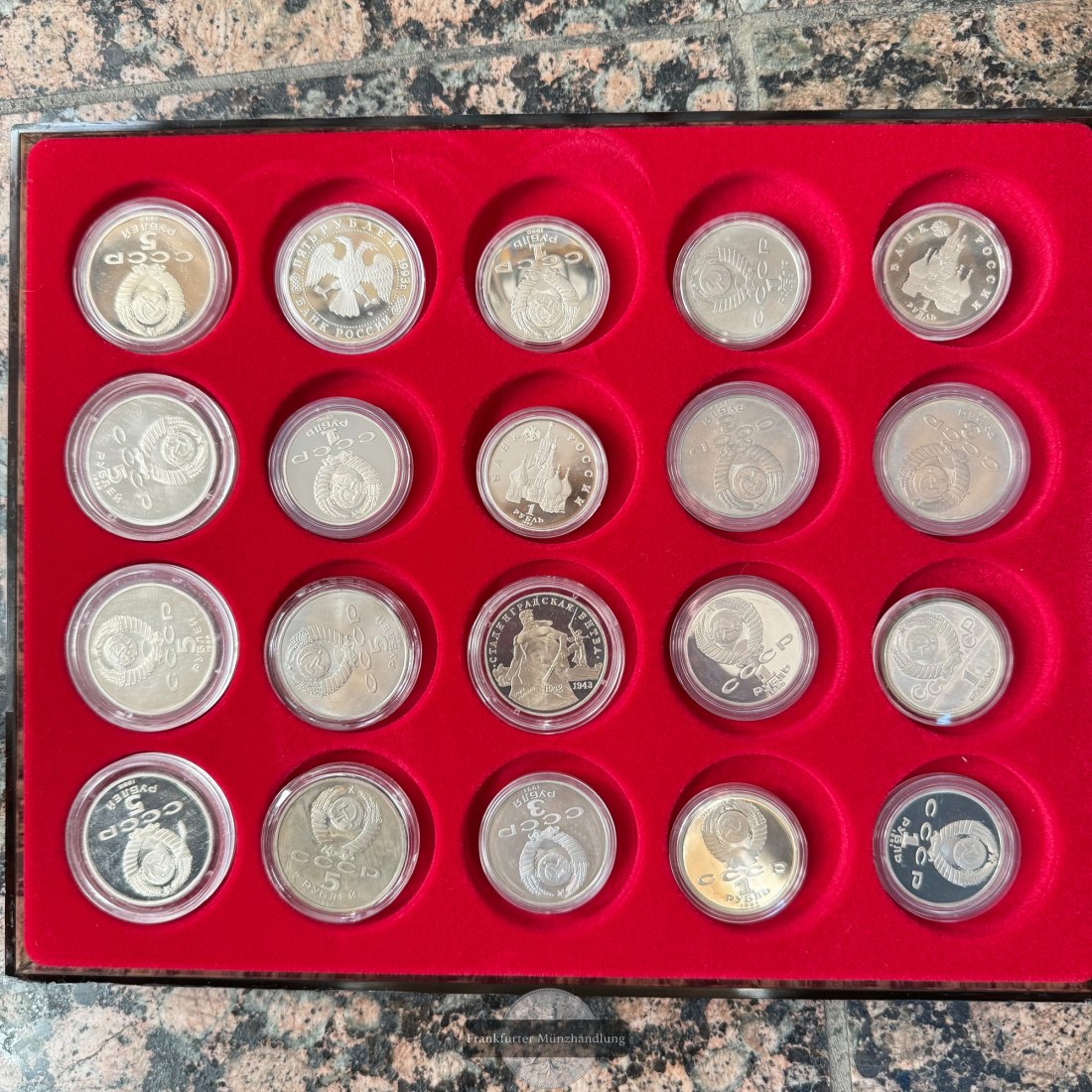  LOT Russland Unedles Metall Div. Münzen div. Jg und Motive FM-Frankfurt CuNi ca.: 290g   