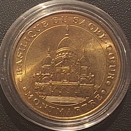  Frankreich, Gedenkmedaille 2000 Montmartre Basilika Sacré-Coeur 15g gekapselt   