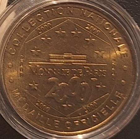  Frankreich, Gedenkmedaille 2000 Montmartre Basilika Sacré-Coeur 15g gekapselt   