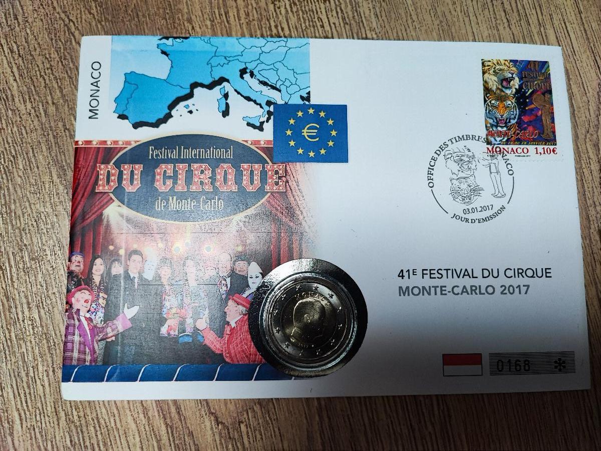  MONACO 2017 CIRQUE DE MONTE CARLO NUMISBRIEF   