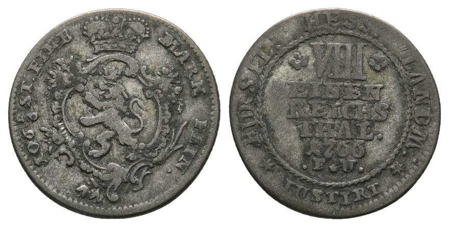  Altdeutschland; Kleinmünze 1766   