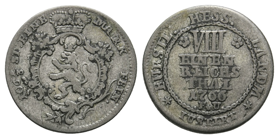  Altdeutschland; Kleinmünze 1766   