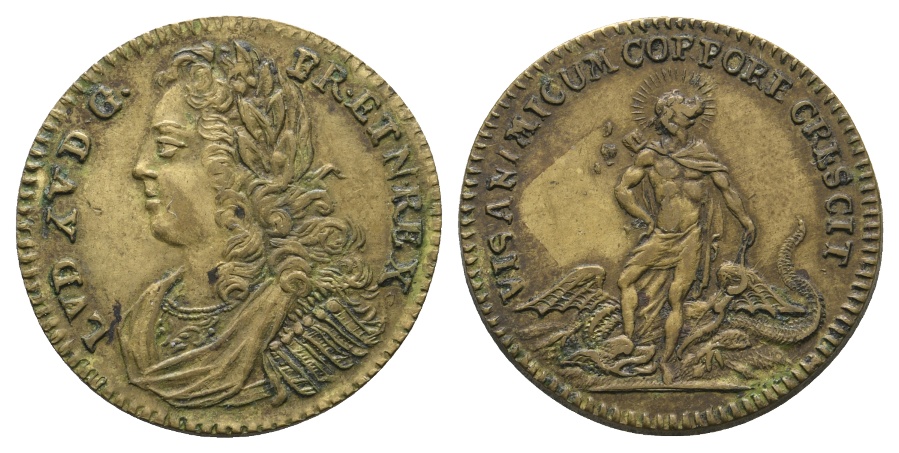  Frankreich; Rechenpfennig / Token; Kleinmünze   