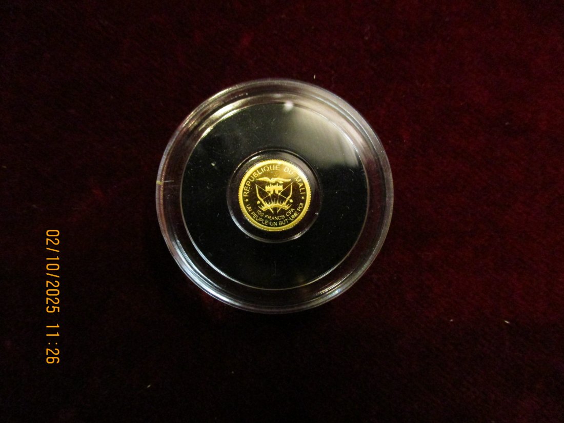  Anlagegold 100 Francs 9999er Gold 0,5 Gramm mit Zertifikat   