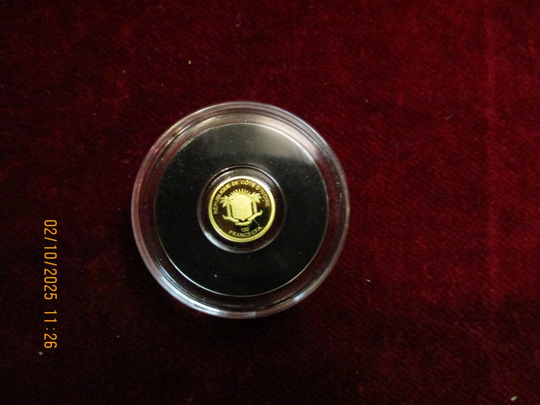  Anlagegold 100 Francs 9999er Gold 0,5 Gramm mit Zertifikat   