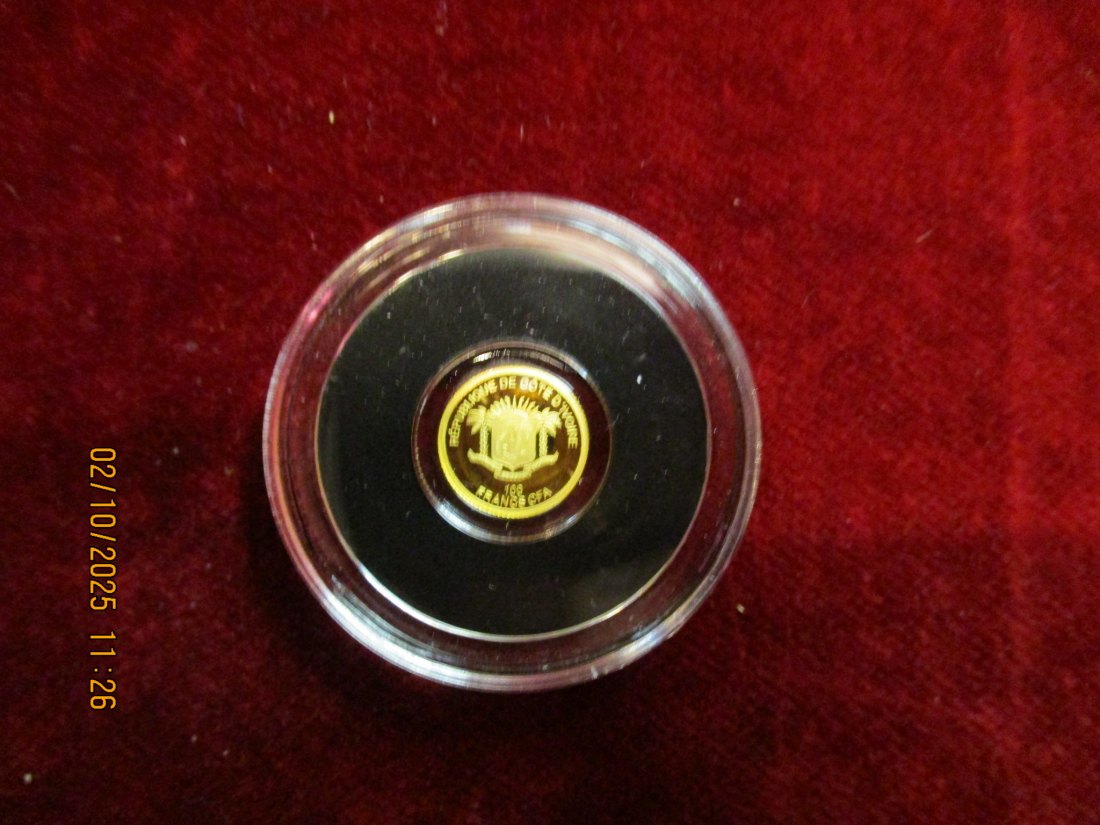  Anlagegold 100 Francs 9999er Gold 0,5 Gramm mit Zertifikat   