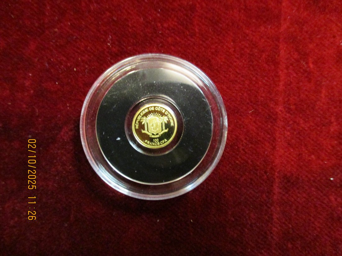  Anlagegold 100 Francs 9999er Gold 0,5 Gramm mit Zertifikat   
