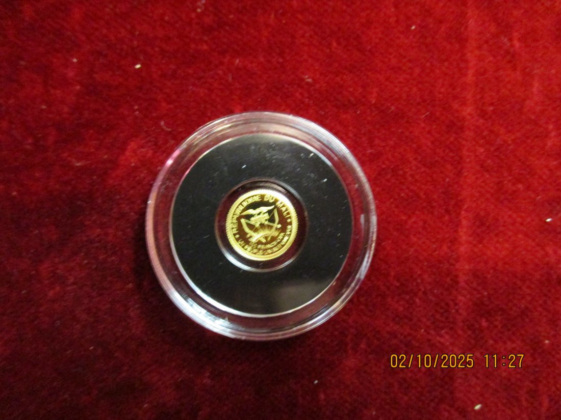  Anlagegold 100 Francs 9999er Gold 0,5 Gramm mit Zertifikat   