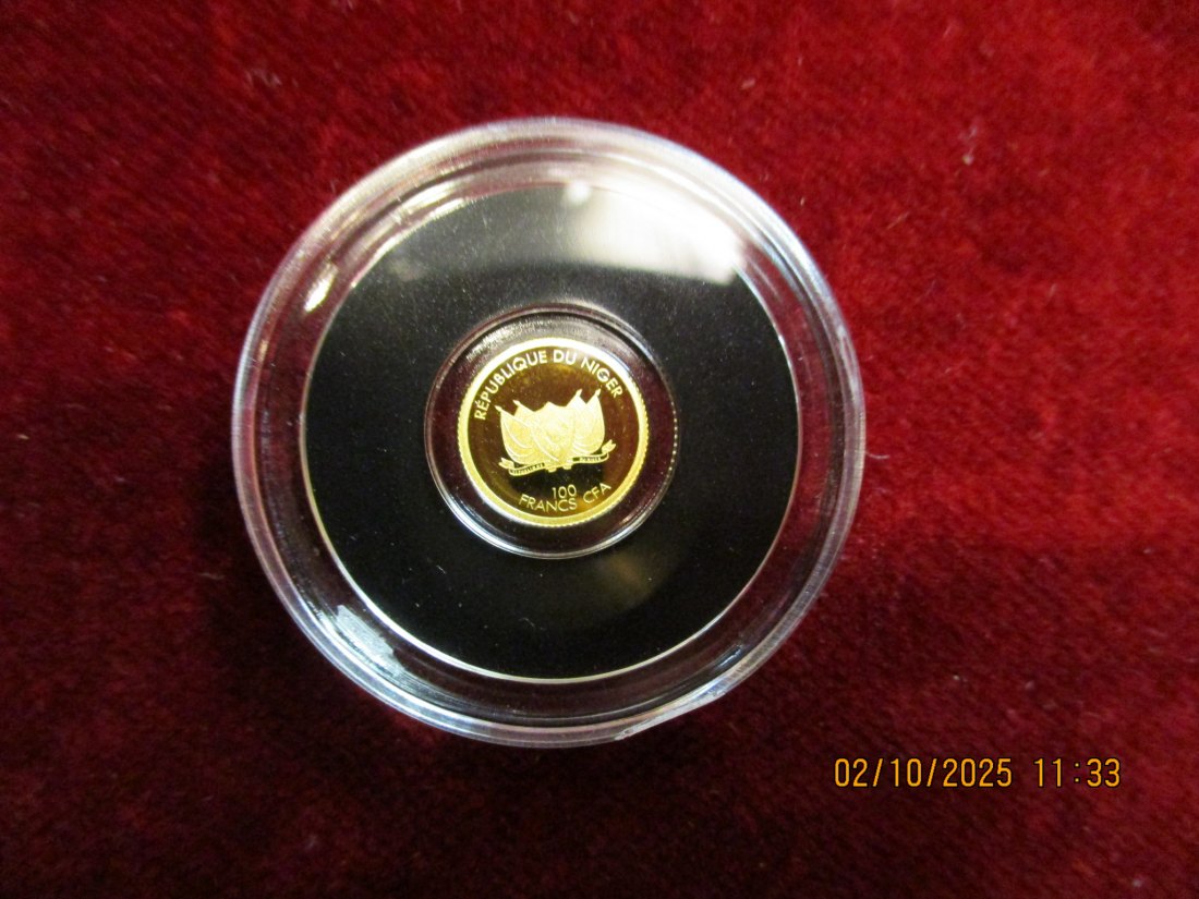  Anlagegold 100 Francs 9999er Gold 0,5 Gramm mit Zertifikat   