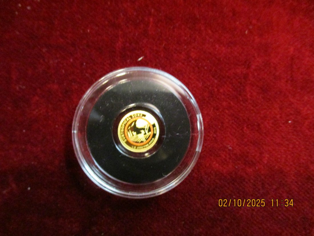  Anlagegold 100 Francs 9999er Gold 0,5 Gramm mit Zertifikat   
