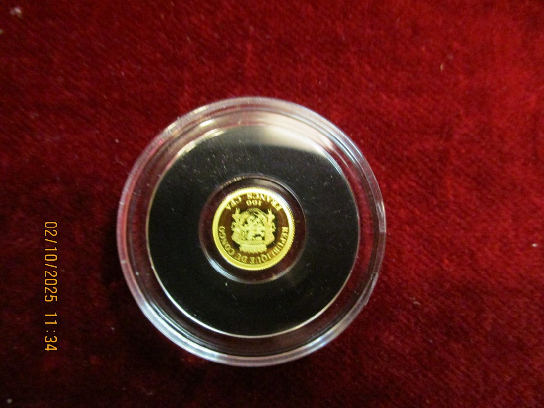  Anlagegold 100 Francs 9999er Gold 0,5 Gramm mit Zertifikat   