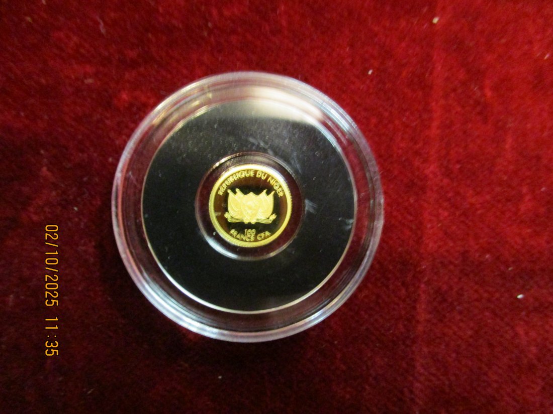  Anlagegold 100 Francs 9999er Gold 0,5 Gramm mit Zertifikat   