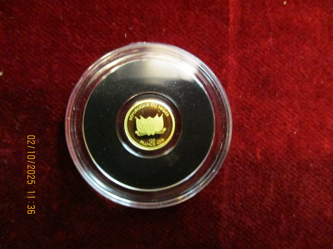  Anlagegold 100 Francs 9999er Gold 0,5 Gramm mit Zertifikat   