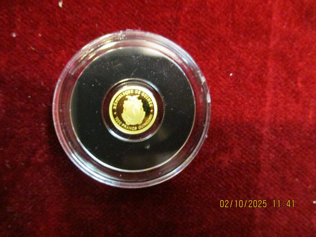  Anlagegold 1.000 Francs 9999er Gold 0,5 Gramm mit Zertifikat   