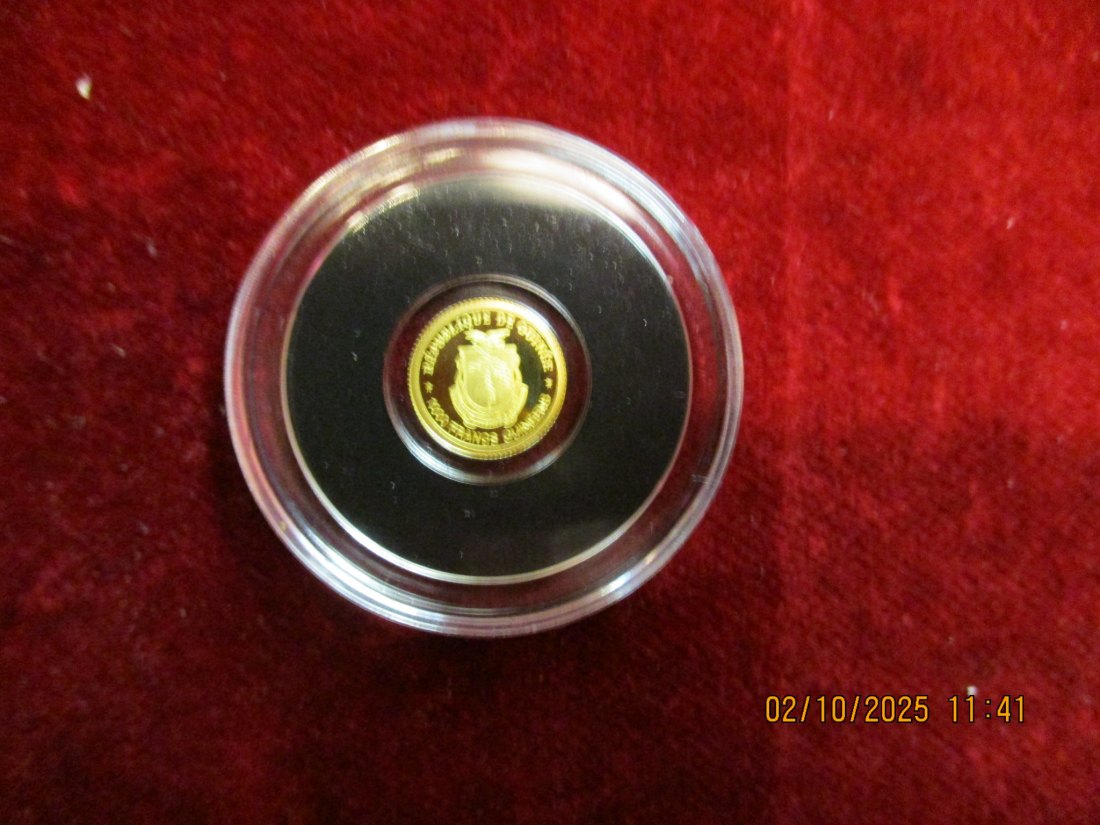 Anlagegold 1.000 Francs 9999er Gold 0,5 Gramm mit Zertifikat   