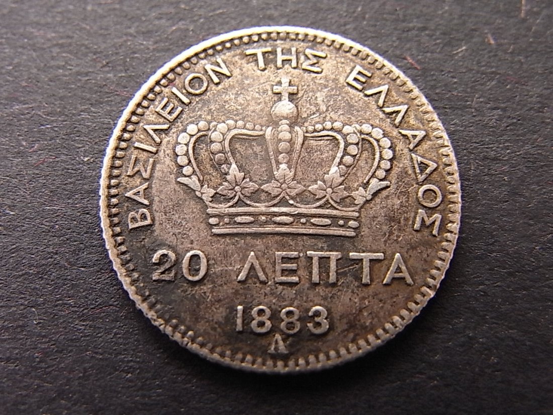  Griechenland 20 Lepta 1883 A ss   