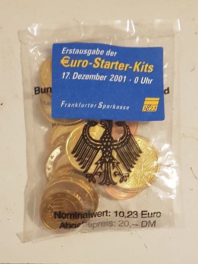  Erstausgabe Starter-Kit *G* vom 17. Dez. 2001 m. blauem Label.!   