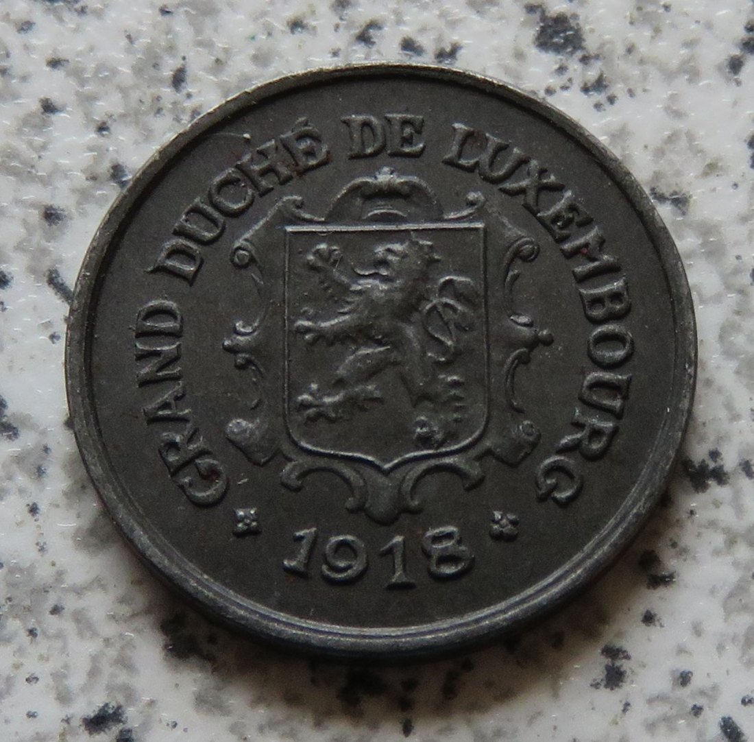  Luxemburg 5 Centimes 1918, Erhaltung   