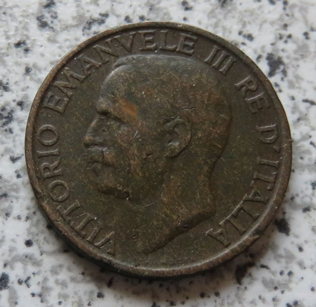  Italien 10 Centesimi 1919 R, relativ selten   