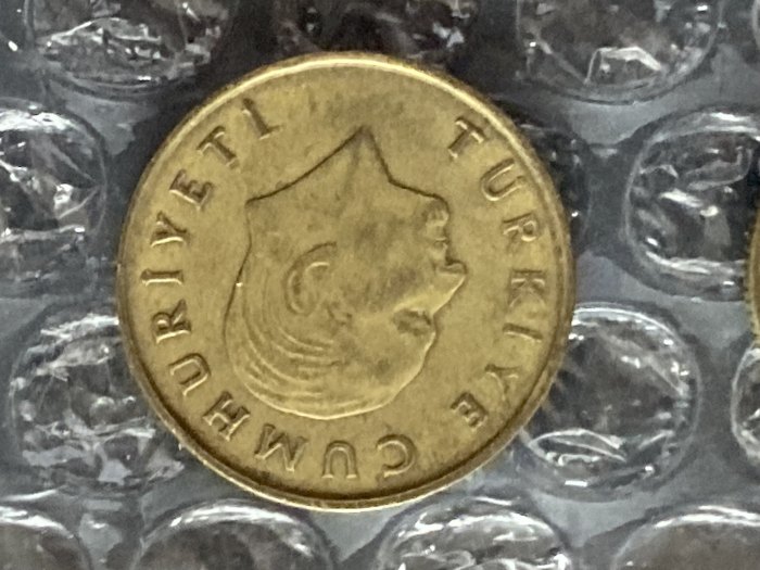  Münze Münzen Umlaufmünze Türkei 500 Lira 1989   