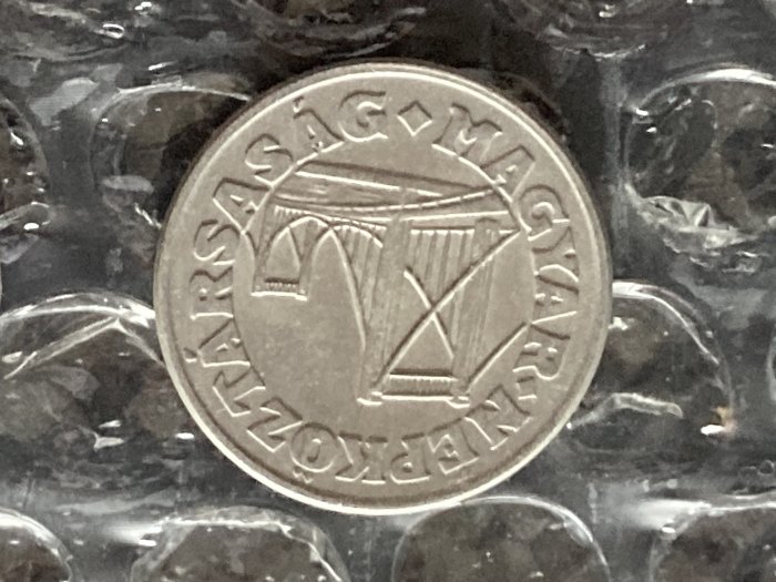  Münze Münzen Umlaufmünze Ungarn 50 Filler 1967   