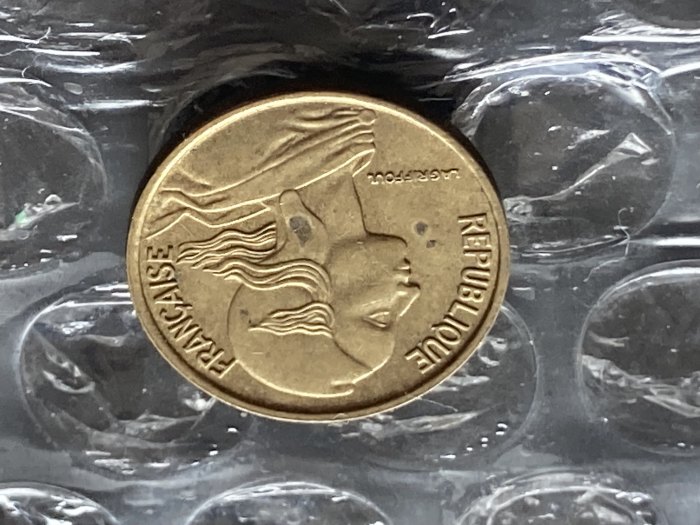  Münze Münzen Umlaufmünze Frankreich 5 Centimes 1971   
