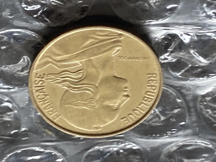  Münze Münzen Umlaufmünze Frankreich 10 Centimes 1984   