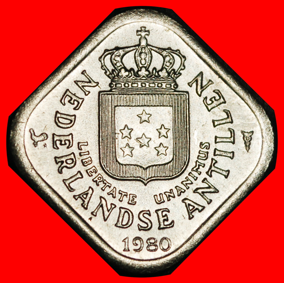  Ⰶ WITH ARUBA 1971-1985: NETHERLANDS ANTILLES★5 CENTS 1980! BEATRIX 1980-2013★LOW START ★ NO RESERVE!   