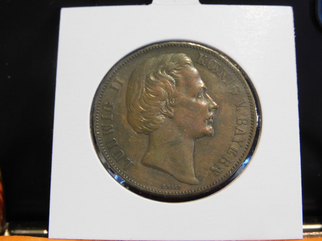  GERMANY 1 THALER 1871 BAVARIA.GRADE-PLEASE SEE PHOTOS.   