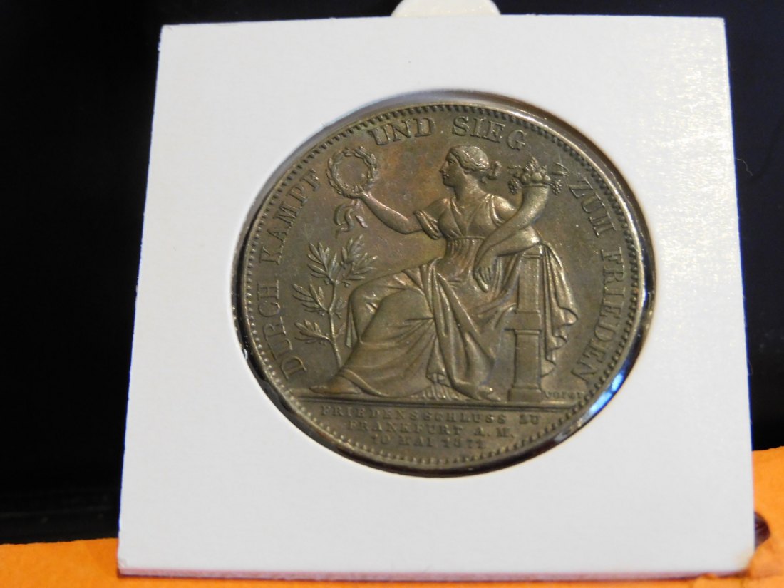  GERMANY 1 THALER 1871 BAVARIA.GRADE-PLEASE SEE PHOTOS.   